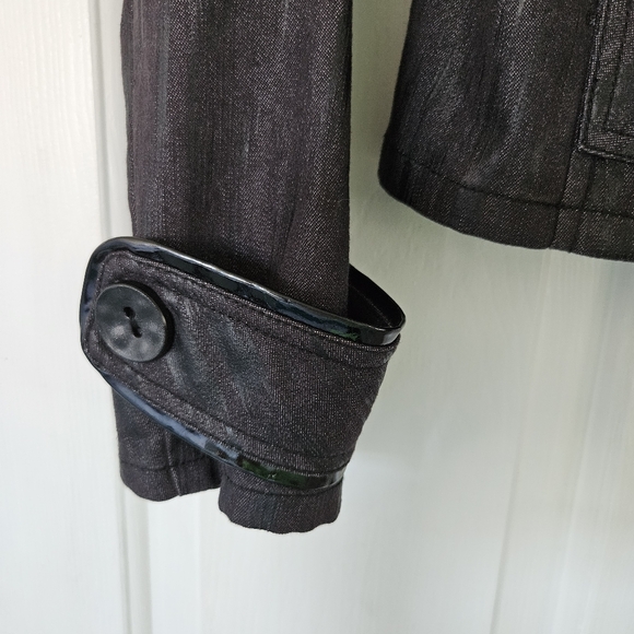 TRIBAL Black Denim Stretch Jacket - Picture 5 of 10